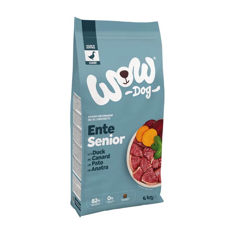 Populärt val WOW Senior med anka - 6 kg
