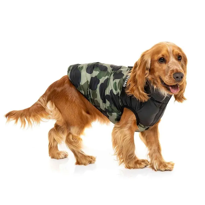 FuzzYard Harlem Puffer Hundjacka Camo Erbjudande