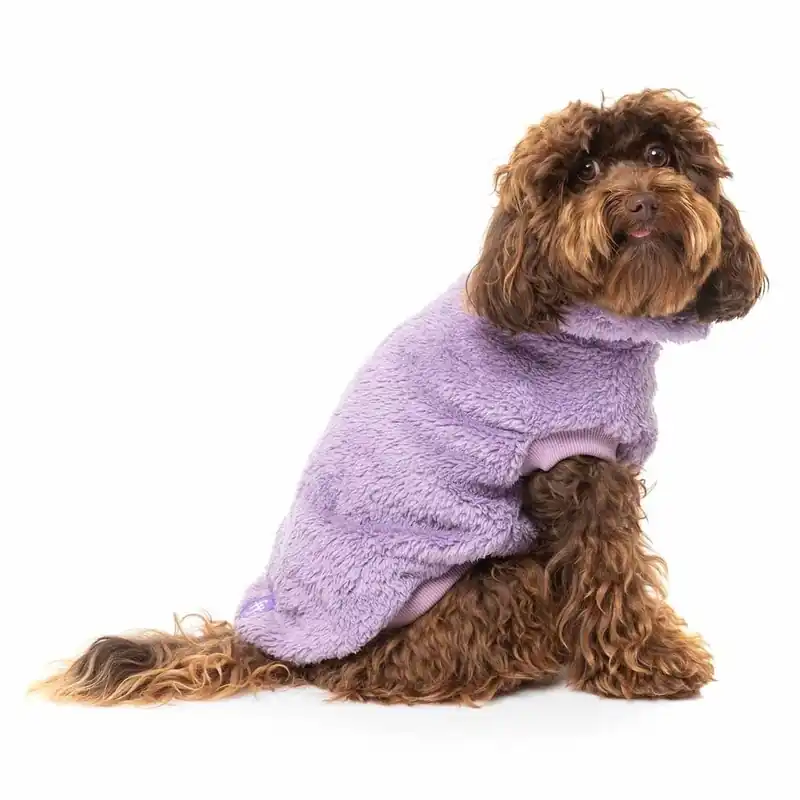 FuzzYard Turtle Teddy Hundtröja Lila Fynd