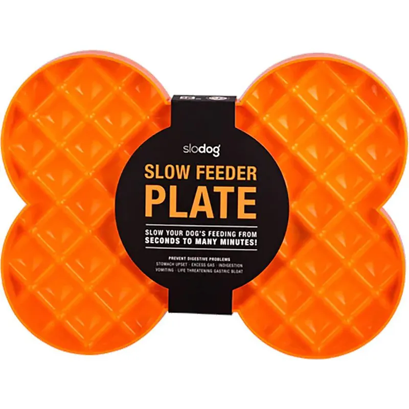 LickiMat Slow Feeder Plate orange 35 x 26 x 3 cm Kampanj