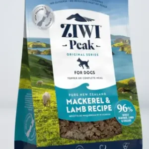 Köp nu ZiwiPeak Air-Dried Makrill & Lamm 2,5 kg för hundar