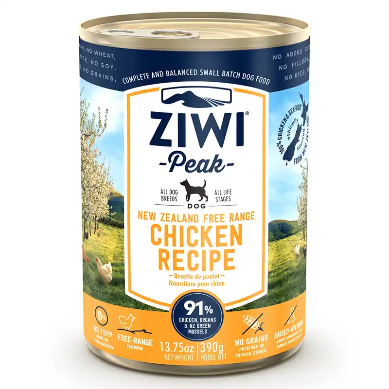 Ekonomipack ZIWI® Peak 12 x 390 g - Kyckling Nyhet