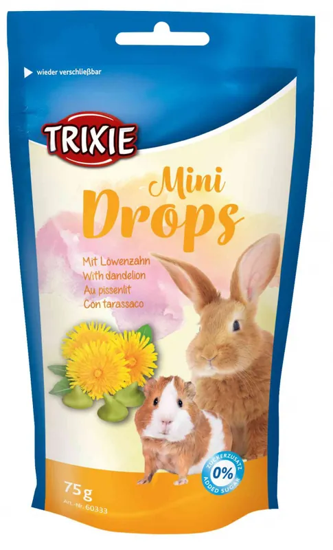 I lager Trixie Mini-Drops - Maskrossmak 75g