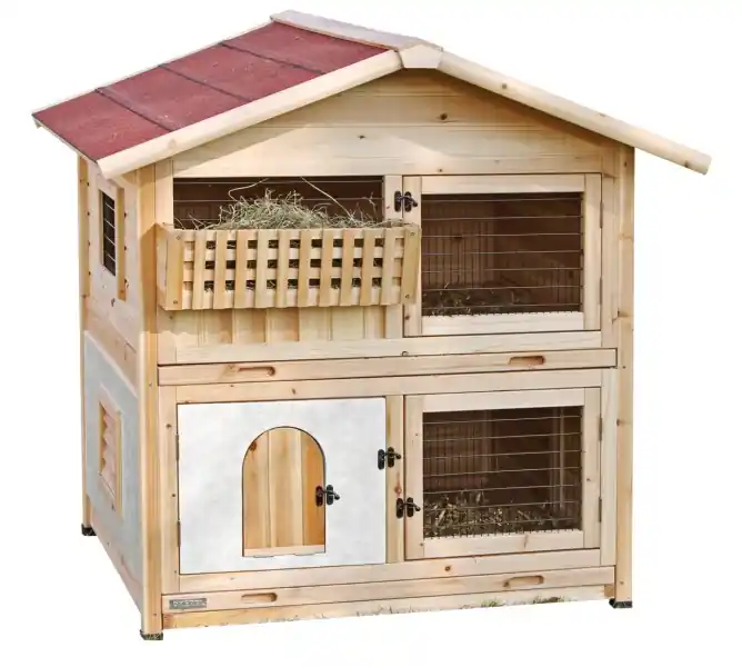 Rabbit Royal Kaninfort med isolerad bodel 119cm Utförsäljning