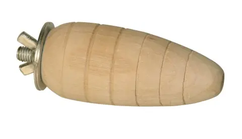 Beställ nu Träkotte att skruva på galler 9cm