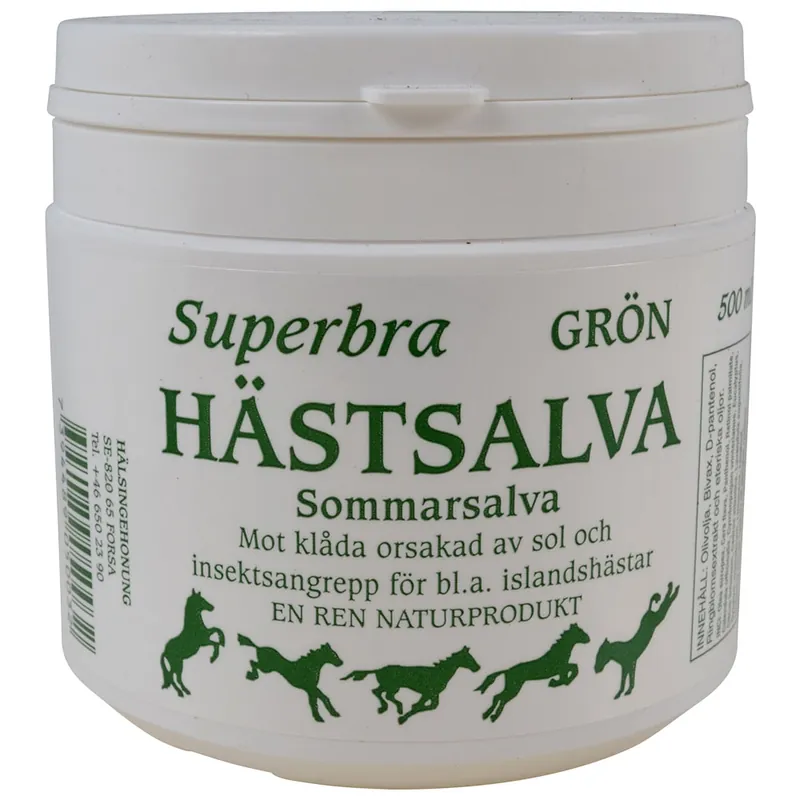 Endast denna vecka Superbra Hästsalva Grön