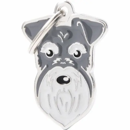 Extra rabatt MyFamily Bricka Schnauzer