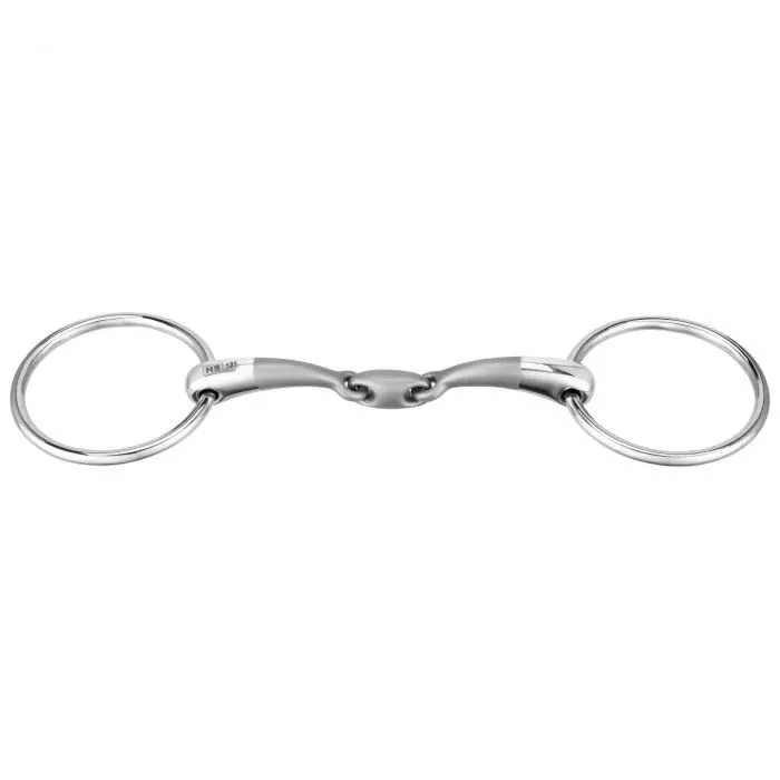 Bett 3-delat Satinox Loose Rings snaffle 14mm Sprenger Billig