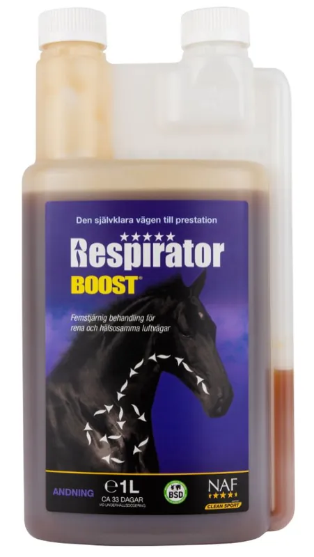 Premium Respirator Boost Flytande 1 l NAF