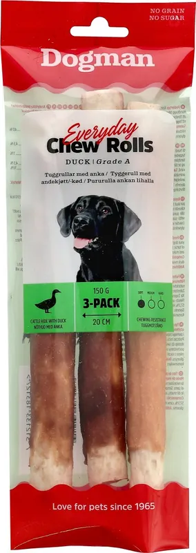 Kampanjpris Hundtugg Tuggrullar Anka Dogman