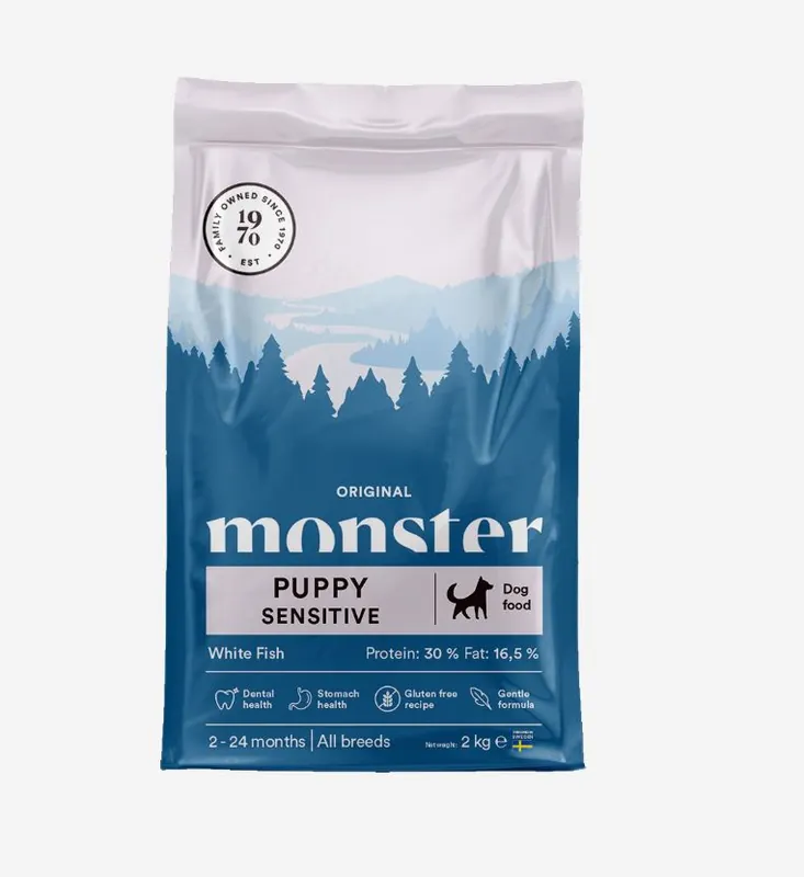 Hundfoder Puppy sensitive Monster Sänkt pris