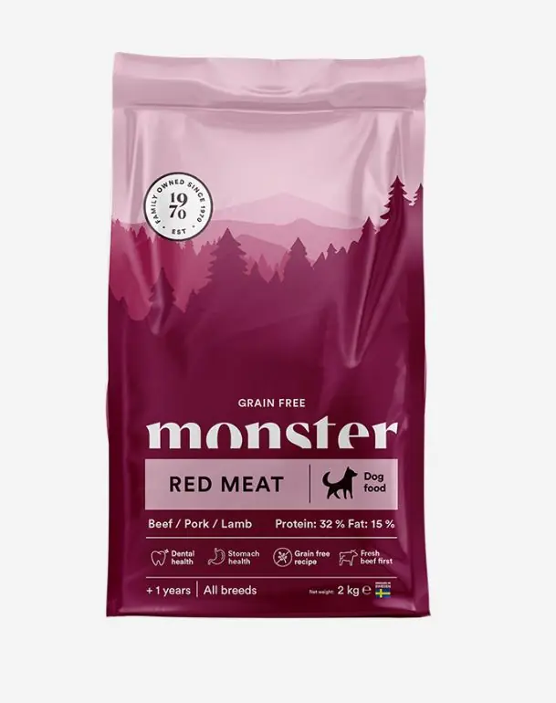Rea Hundfoder Grain Free Red Meat Monster