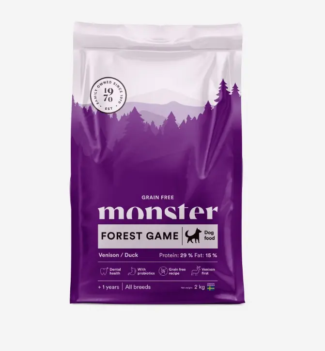 Hundfoder Grain Free Forest Game Monster Fynd