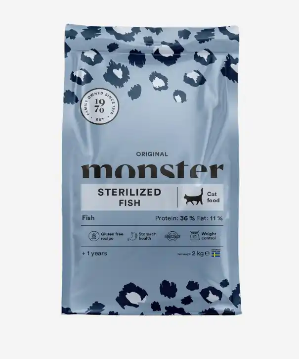 Kattfoder Original Sterilized Fish Monster Köp nu