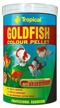 Lågt pris Tropical Goldfish Colour Pellets – 250 ml