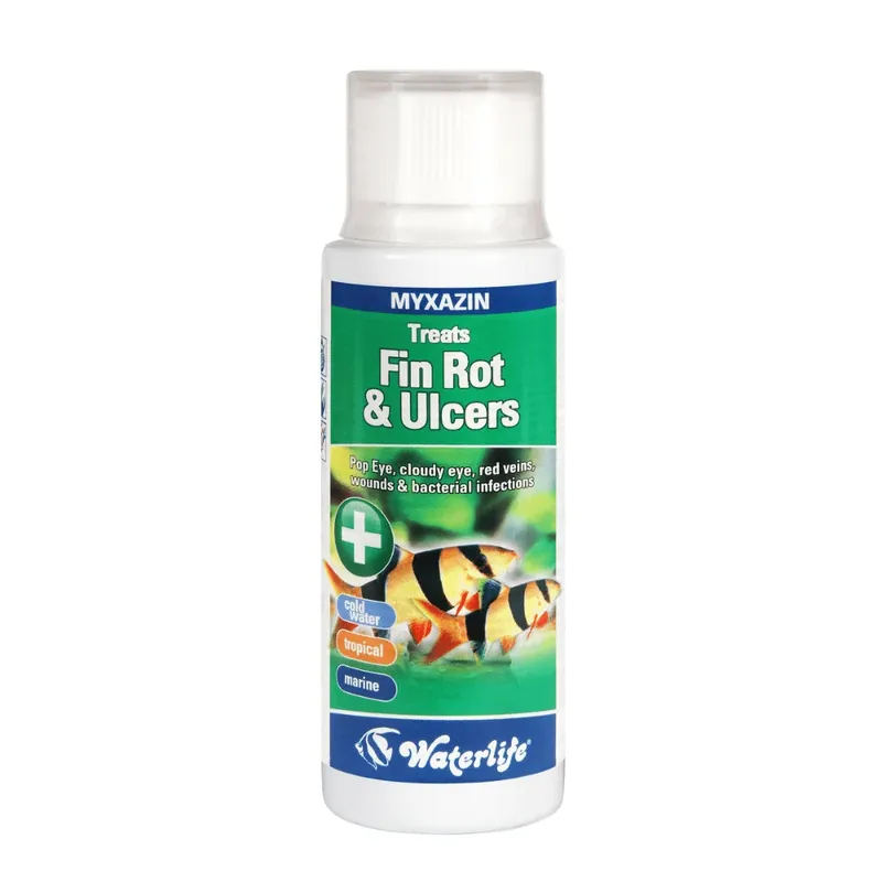 WATERLIFE MYXAZIN, FIN ROT&ULCERS 100 ml Fynd