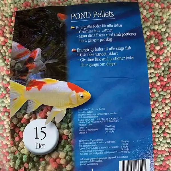 Lägg i varukorgen Pond Pellets (Granulat light) 15 lite