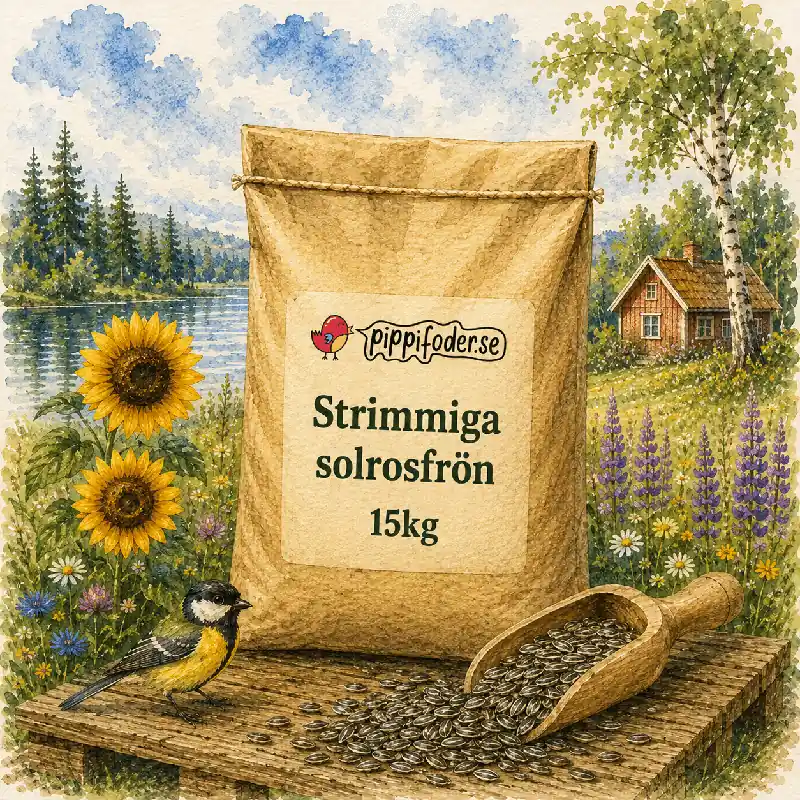Strimmiga solrosfrön 15kg Handla nu