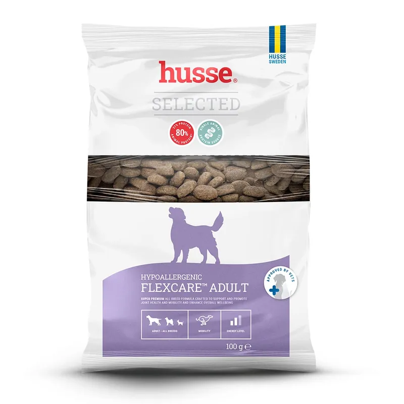 Köp nu Smakprov Hundmat – Hypoallergenic Flexcare Adult