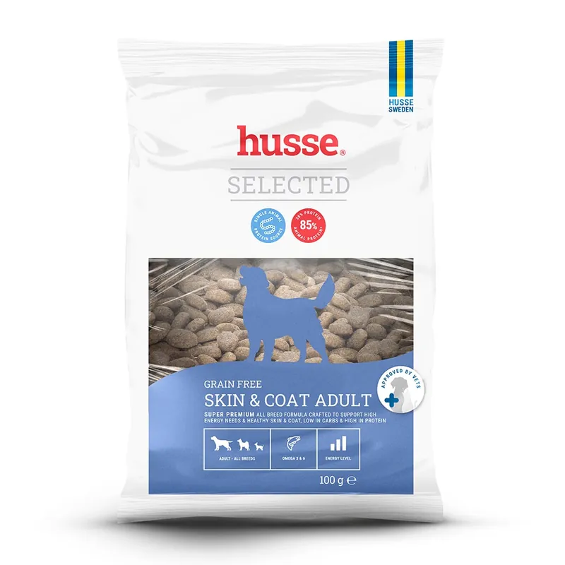 Bästa pris Smakprov Hundmat – Grain Free Skin & Coat Adult